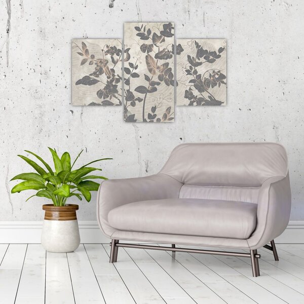 Slika - Teksturirani listi (90x60 cm)