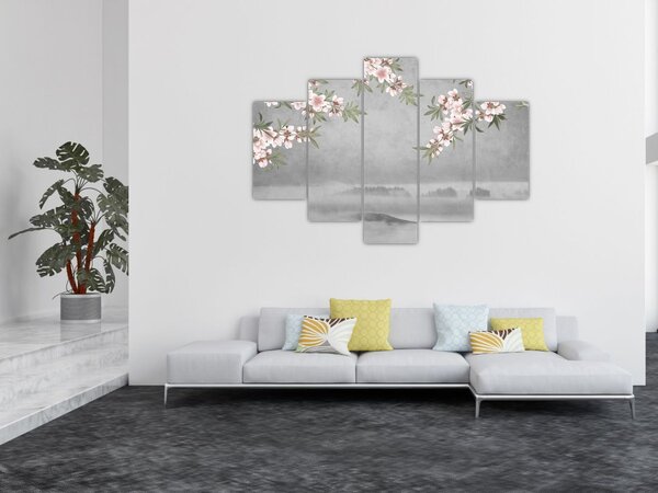 Slika - Luna nad pokrajino (150x105 cm)