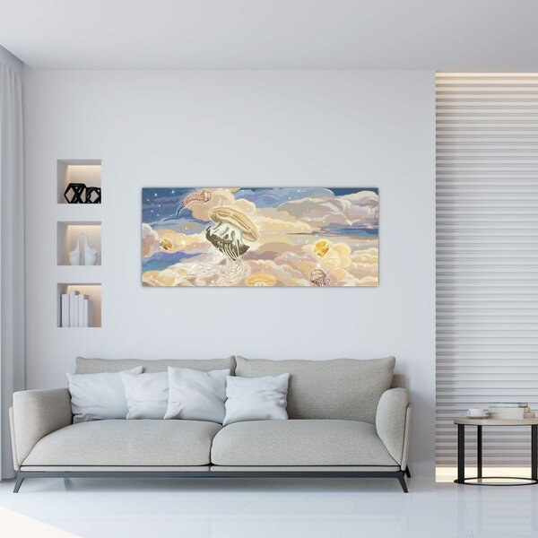Slika - Nebeška meduza (120x50 cm)