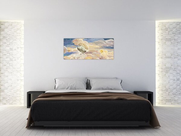 Slika - Nebeška meduza (120x50 cm)