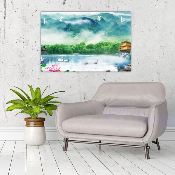 Slika - Sanjska pokrajina (90x60 cm)