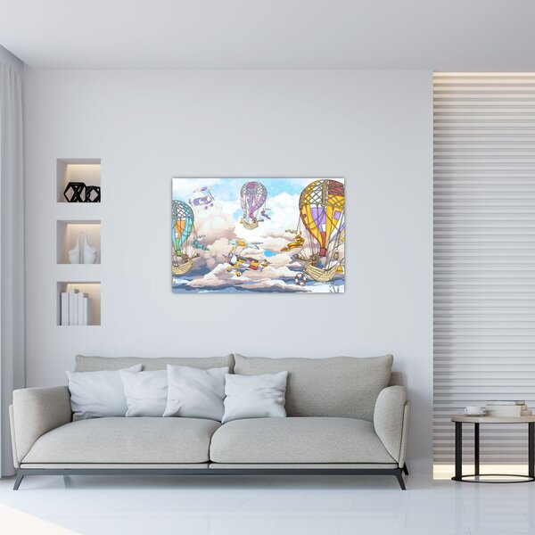 Slika - Odprava v oblakih (90x60 cm)