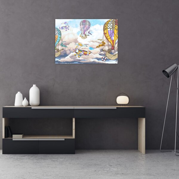 Slika - Odprava v oblakih (70x50 cm)