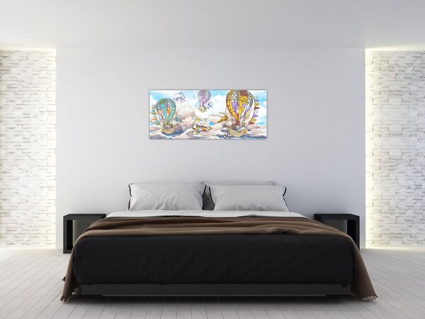 Slika - Odprava v oblakih (120x50 cm)