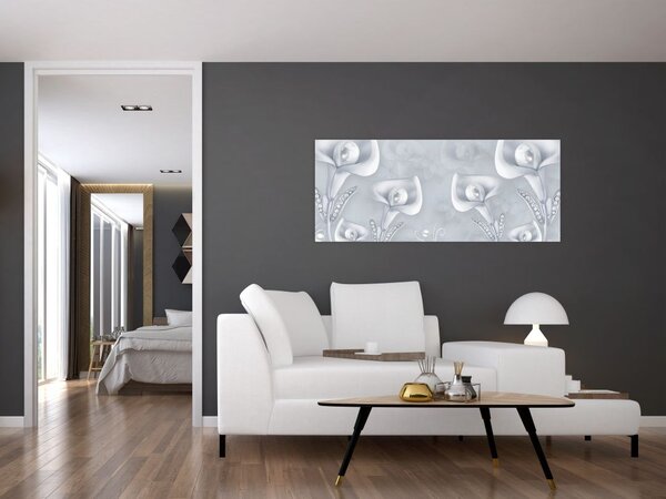 Slika - Biserne rože (120x50 cm)