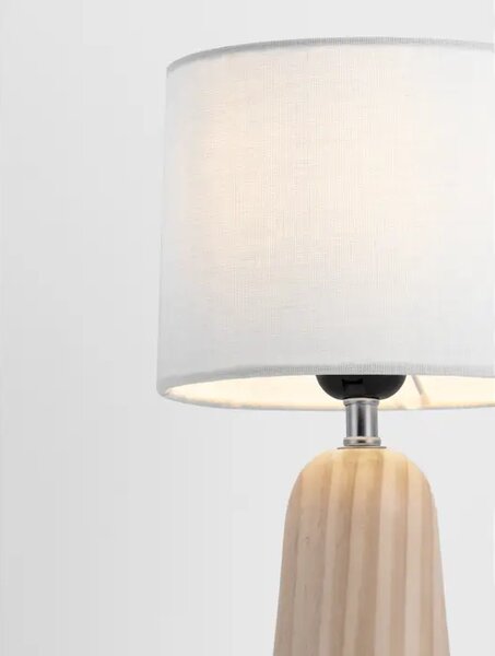 OBY STOLNA LAMPA E27/12W/NATURAL & WHITE NL9001080