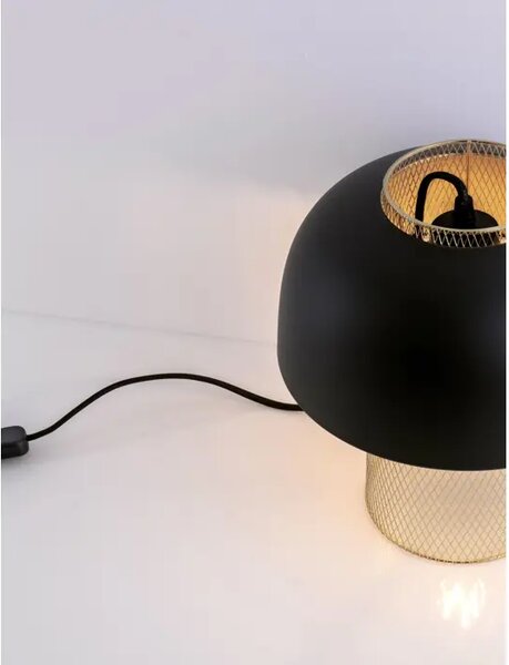SQUBE STOLNA LAMPA E27/12W/CRNO - ZLATNA NL9001085