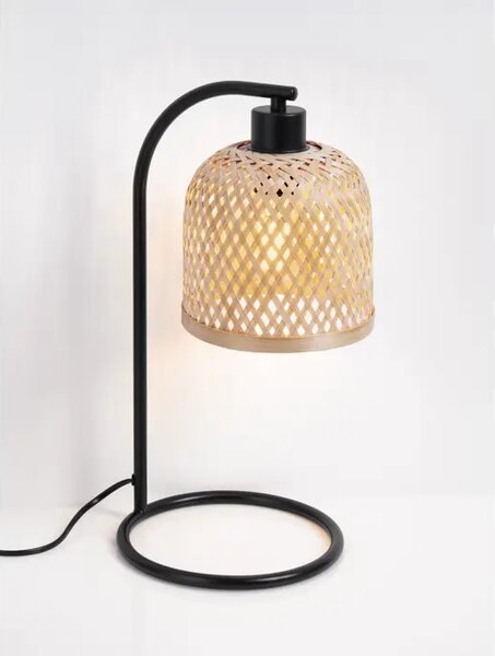 INTRA STOLNA LAMPA E27/12W/NATURAL & BLACK NL9001087