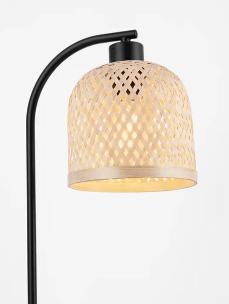 INTRA STOLNA LAMPA E27/12W/NATURAL & BLACK NL9001087
