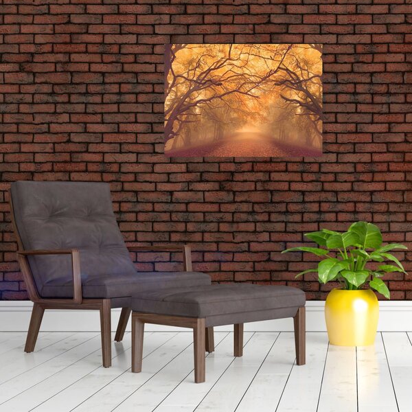 Slika ceste u jesenskom krajoliku (70x50 cm)