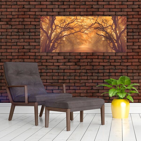 Slika ceste u jesenskom krajoliku (120x50 cm)