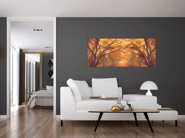 Slika ceste u jesenskom krajoliku (120x50 cm)