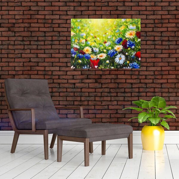 Slika divljeg cvijeća (70x50 cm)