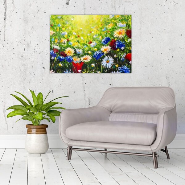 Slika divljeg cvijeća (70x50 cm)