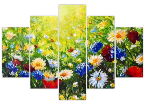 Slika divljeg cvijeća (150x105 cm)