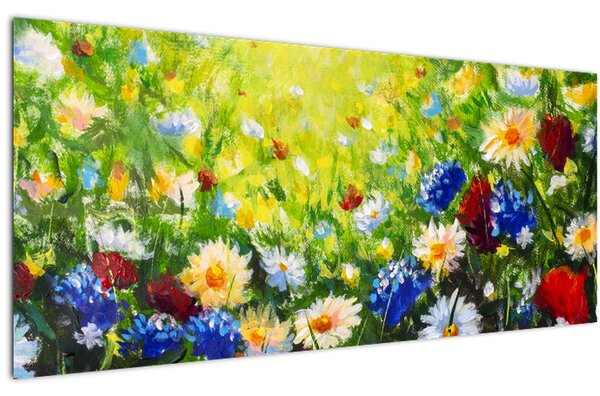 Slika divljeg cvijeća (120x50 cm)