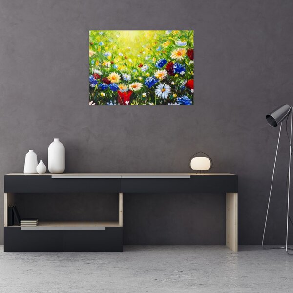 Slika divljeg cvijeća (70x50 cm)