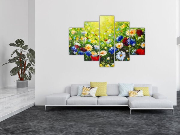 Slika divljeg cvijeća (150x105 cm)