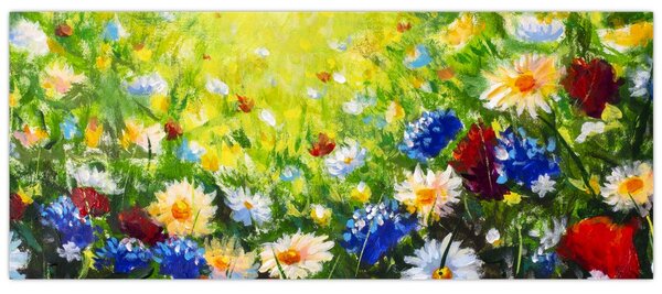 Slika divljeg cvijeća (120x50 cm)