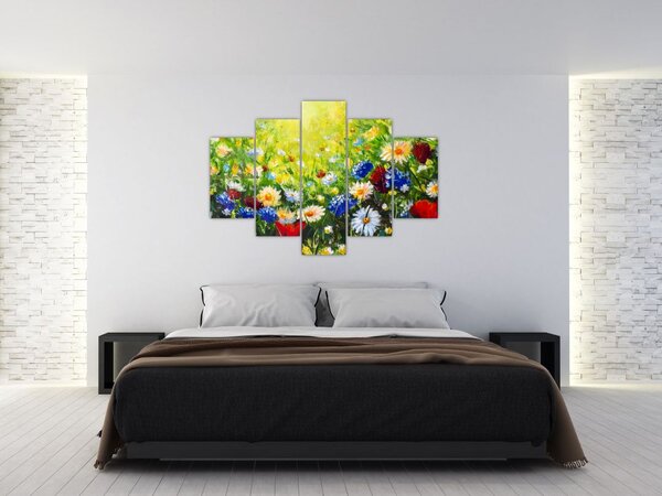 Slika divljeg cvijeća (150x105 cm)