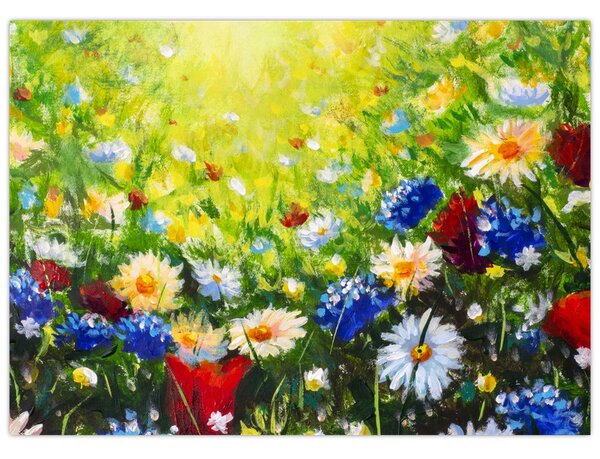 Slika divljeg cvijeća (70x50 cm)