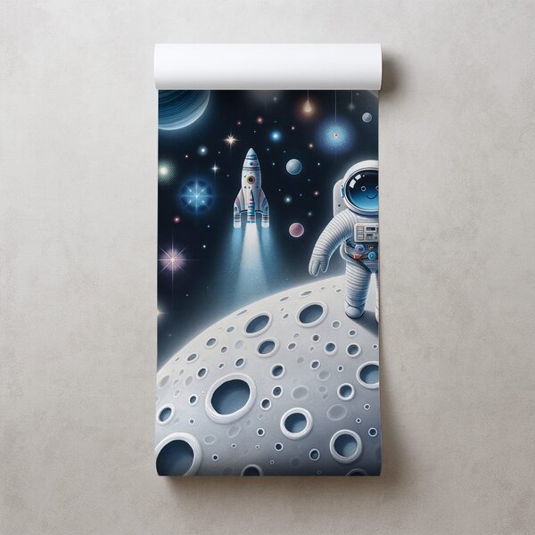 Tapeta dječji svemir s astronautima