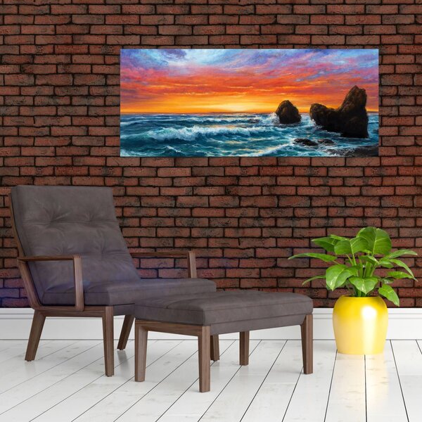Slika - Zalazak sunca (120x50 cm)