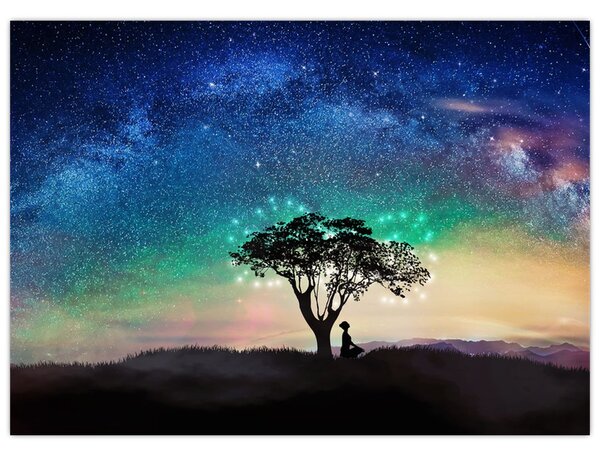 Slika - Odmor pod zvijezdama (70x50 cm)