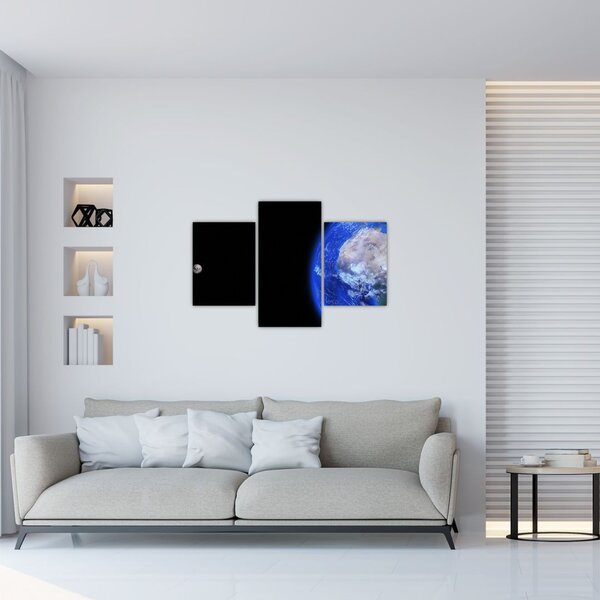 Slika Mjeseca i Zemlje (90x60 cm)
