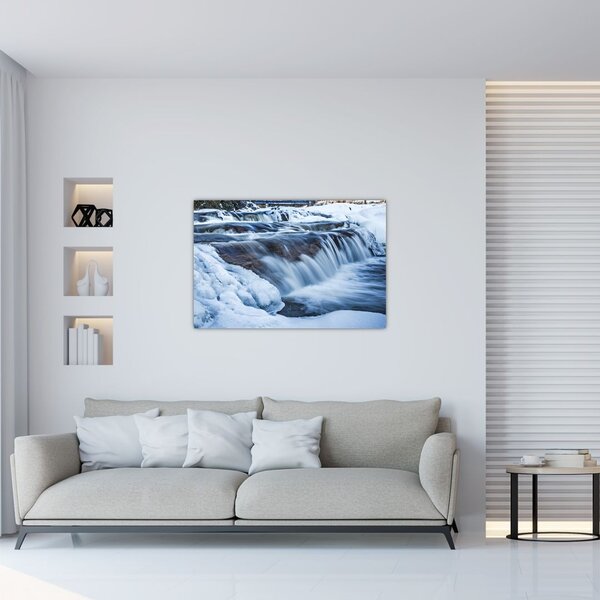 Slika rijeke zimi (90x60 cm)
