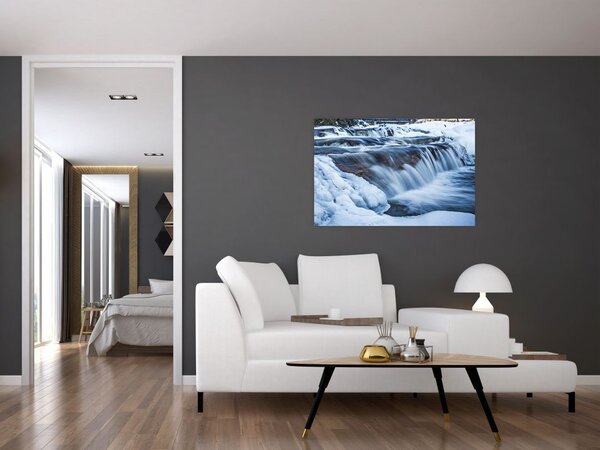 Slika rijeke zimi (90x60 cm)