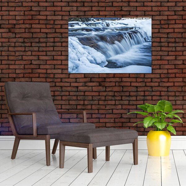 Slika rijeke zimi (90x60 cm)