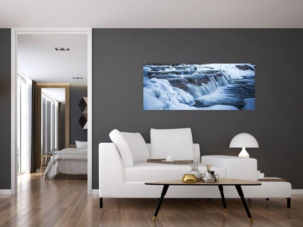 Slika rijeke zimi (120x50 cm)