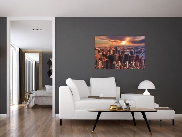 Slika - Pogled na metropolu (90x60 cm)