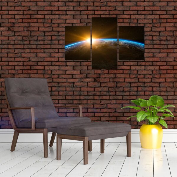 Slika planeta Zemlje iz svemira (90x60 cm)