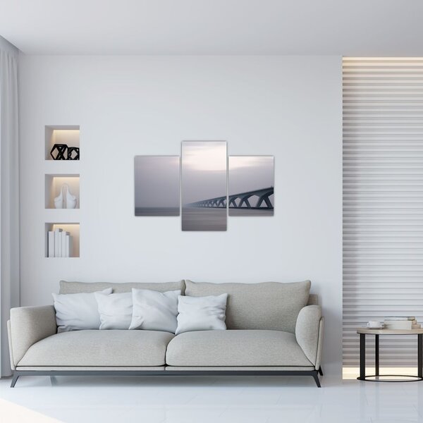 Slika mosta u magli (90x60 cm)