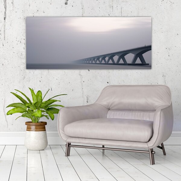 Slika mosta u magli (120x50 cm)
