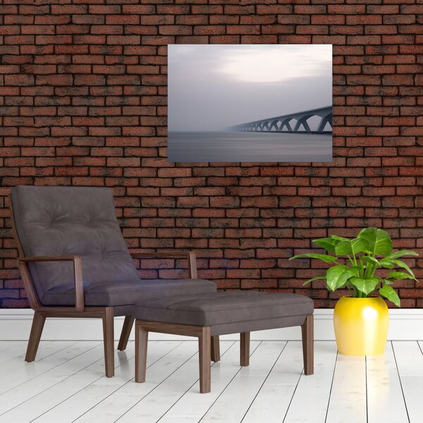 Slika mosta u magli (70x50 cm)