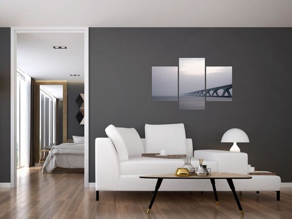 Slika mosta u magli (90x60 cm)