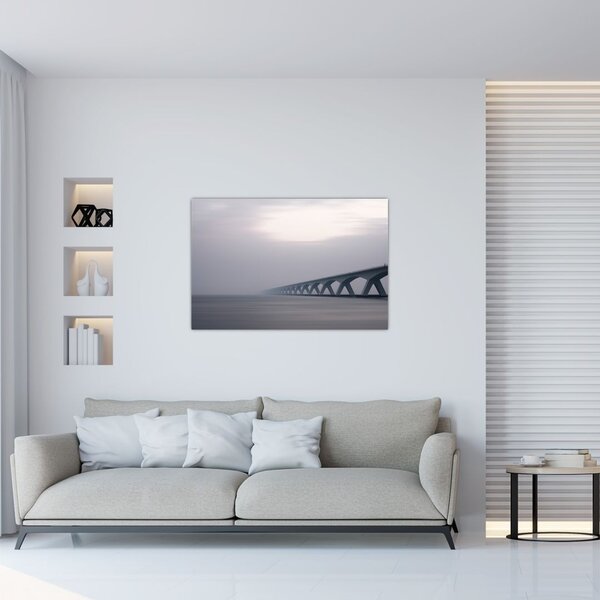 Slika mosta u magli (90x60 cm)
