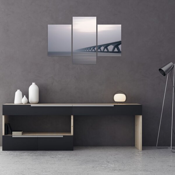 Slika mosta u magli (90x60 cm)