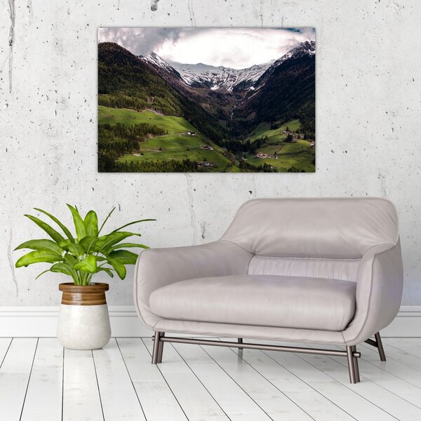 Slika - Dolina pod planinama (90x60 cm)