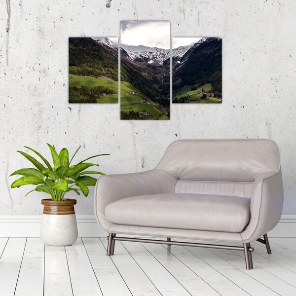 Slika - Dolina pod planinama (90x60 cm)