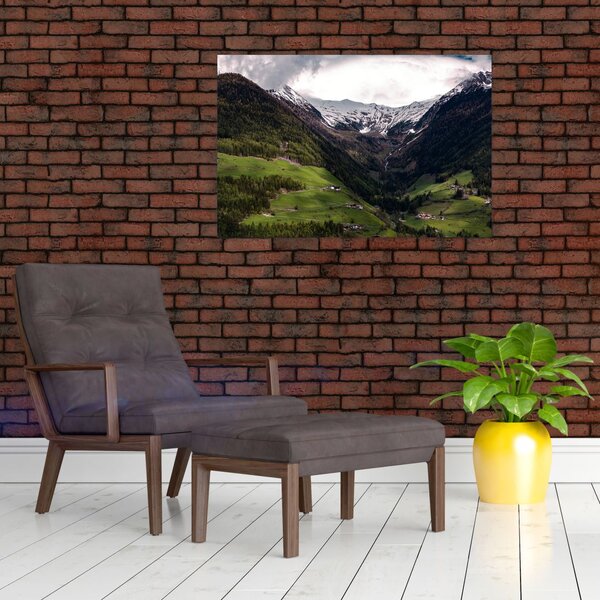 Slika - Dolina pod planinama (90x60 cm)