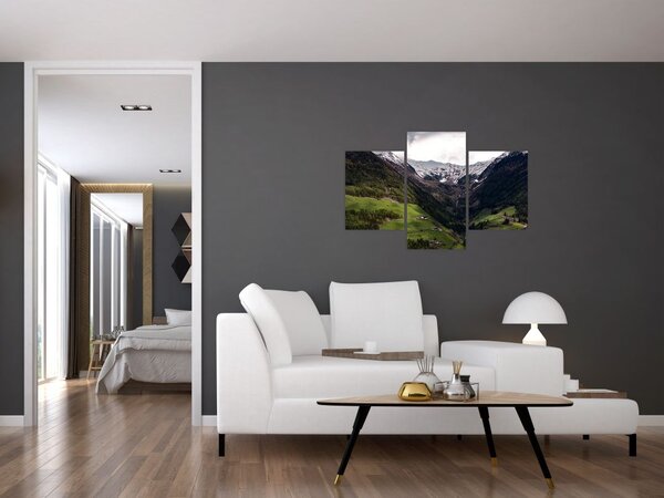 Slika - Dolina pod planinama (90x60 cm)