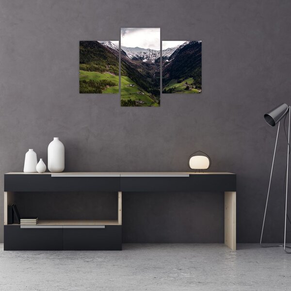 Slika - Dolina pod planinama (90x60 cm)