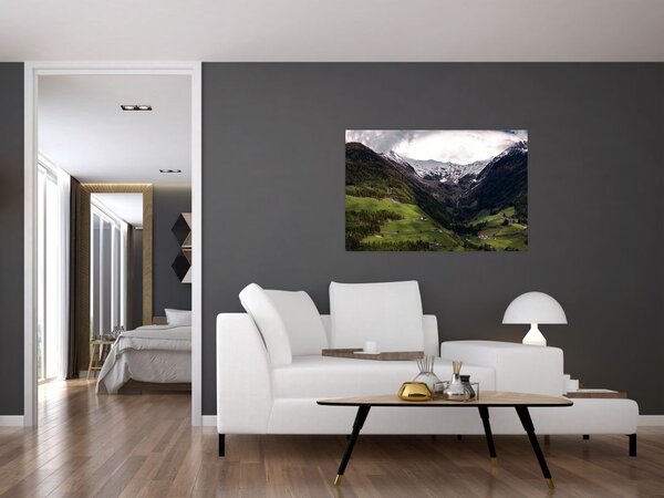 Slika - Dolina pod planinama (90x60 cm)