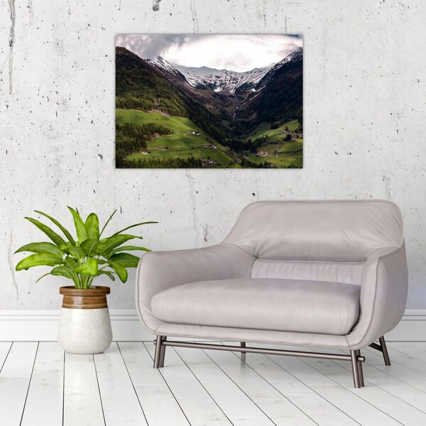 Slika - Dolina pod planinama (70x50 cm)