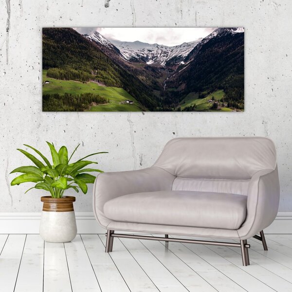 Slika - Dolina pod planinama (120x50 cm)