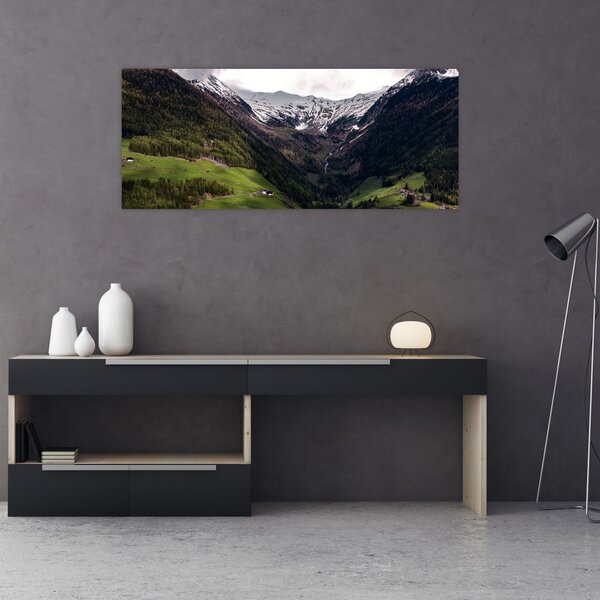 Slika - Dolina pod planinama (120x50 cm)